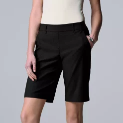 Women's Simply Vera Vera Wang City Pull-On Shorts