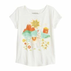 Girls 4-6x Sonoma Community™ Hispanic Heritage Month La Paz Llama Graphic Tee
