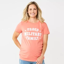 Maternity Sonoma Community™ Relaxed Crewneck Graphic Veterans Tee