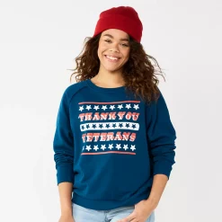Juniors' Sonoma Community™ Thank You Veterans Sweatshirt