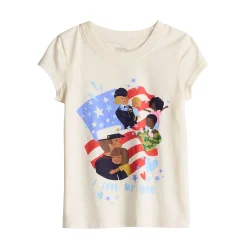 Toddler Girls Sonoma Community™ I Love My Hero Veterans Tee