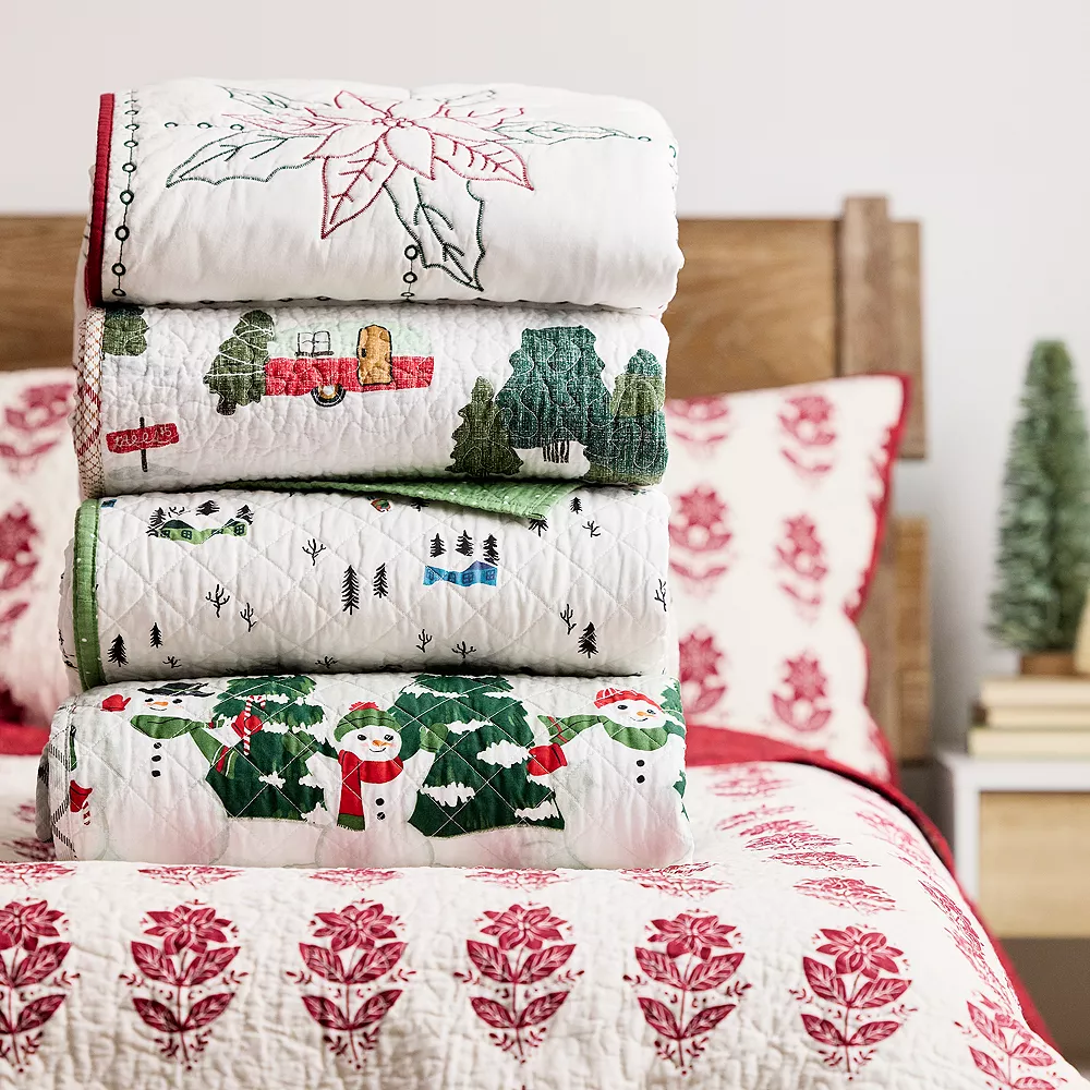 St. Nicholas Square® Holiday Trucks Printed Quilt Set with Shams - Image 4