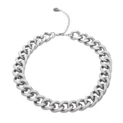 Simply Vera Vera Wang Silver Tone Curb Chain Necklace